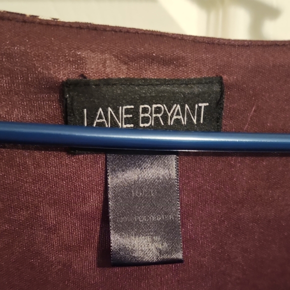 Lane Bryant Pleated Short Sleeve Blouse - Picture 3 of 3